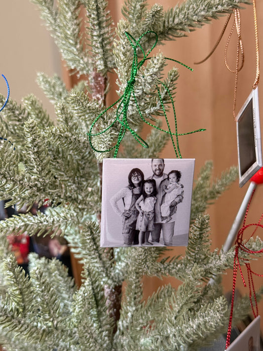 Custom Photo Magnet Ornaments