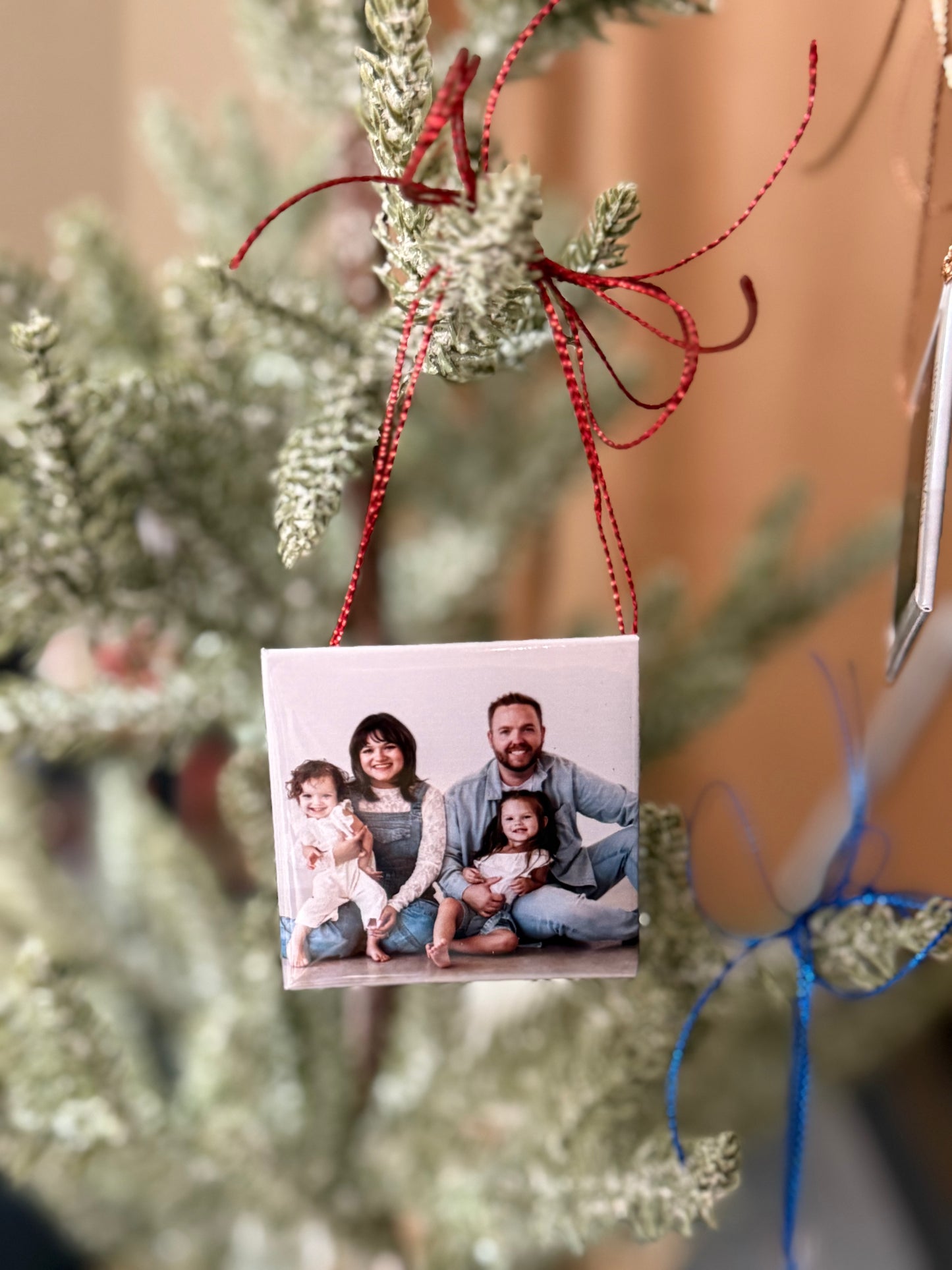 Custom Photo Magnet Ornaments