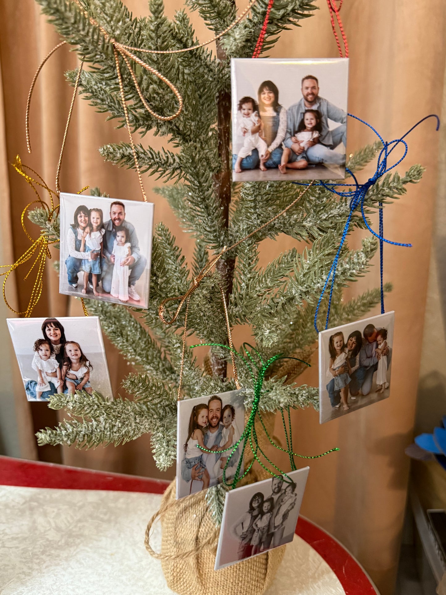 Custom Photo Magnet Ornaments